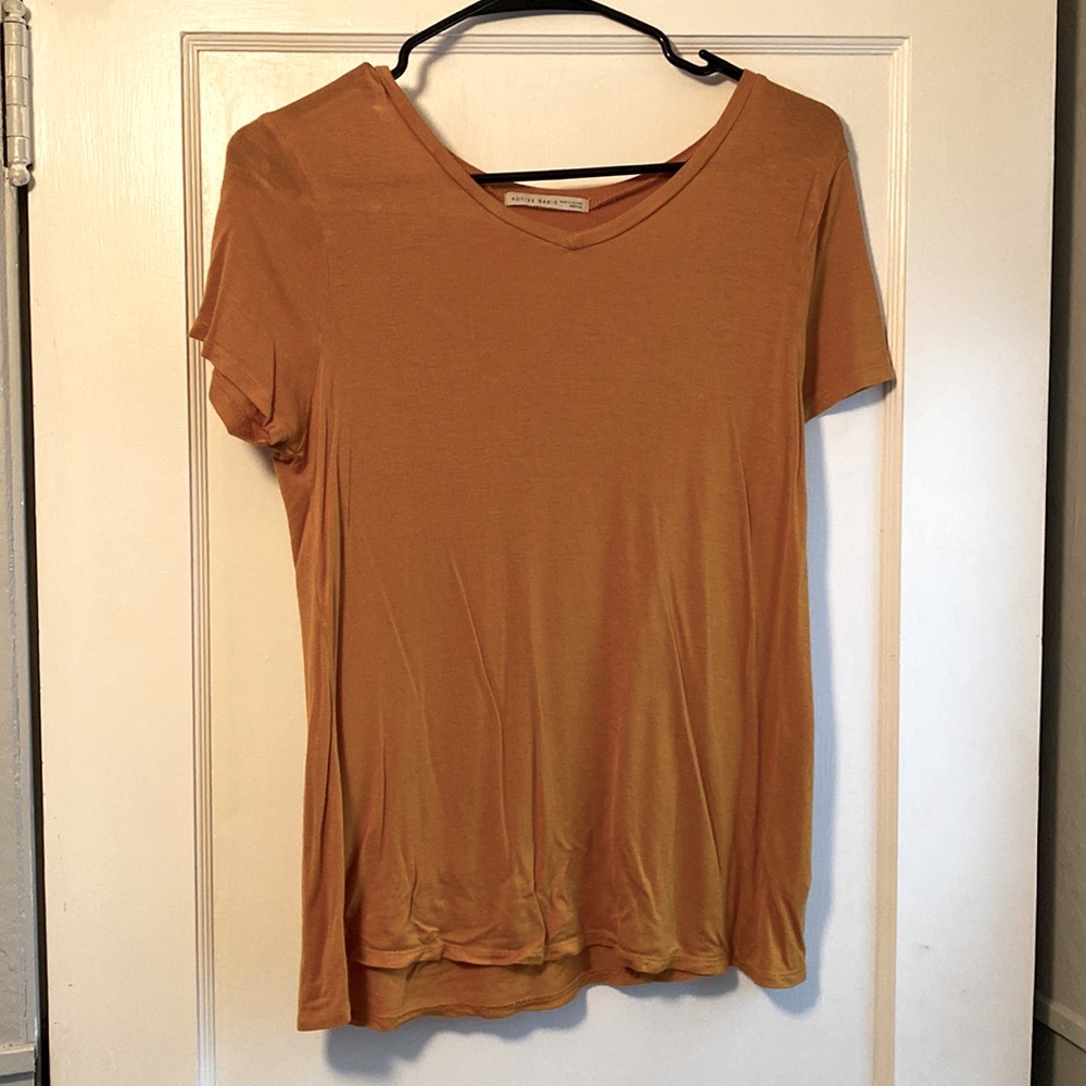 Mustard Yellow Basic Tee